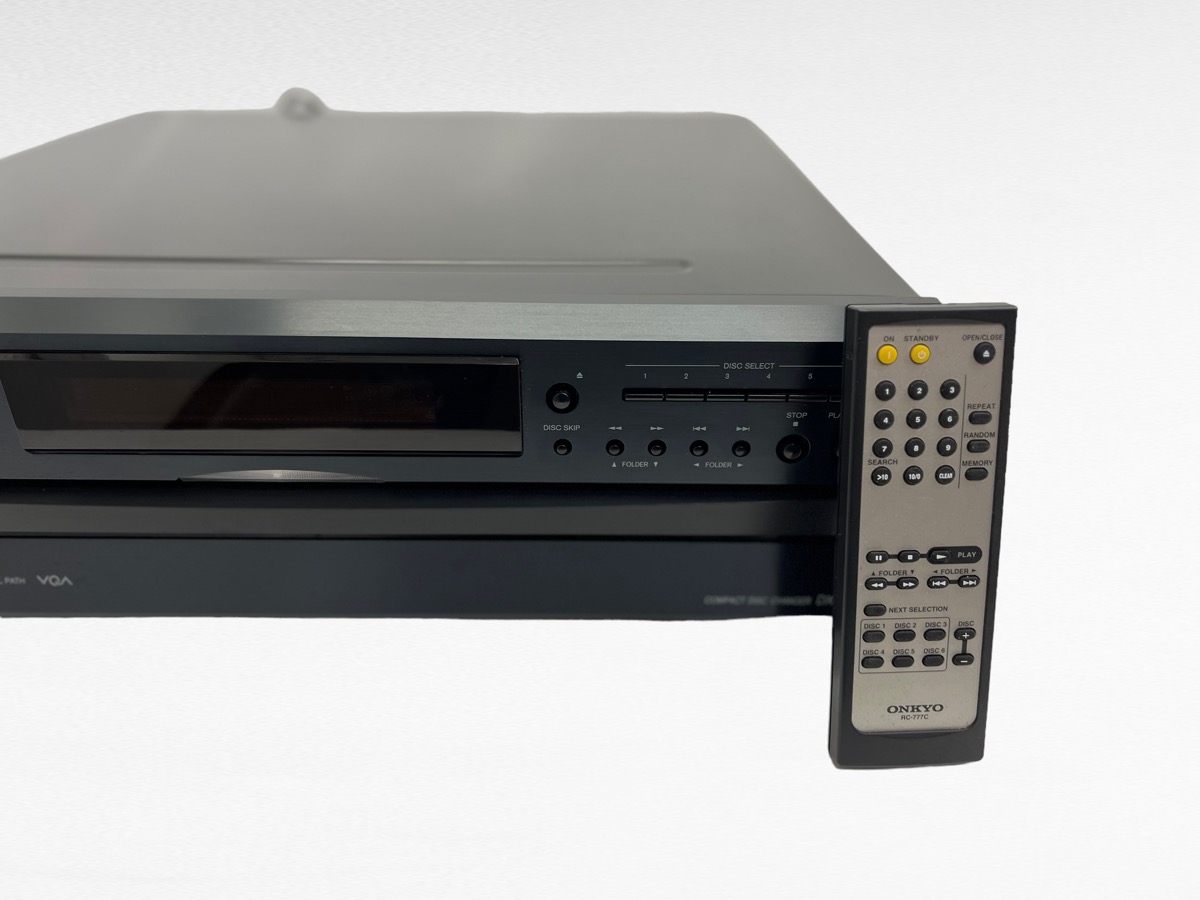 Onkyo DXC390 6Disc Carousel CD Changer with Remote Tested, Works