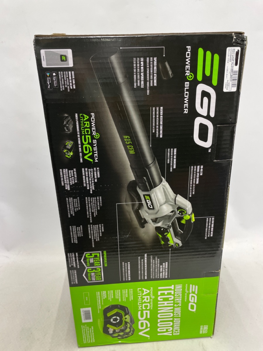 Ego Power Lb6151 615 Cfm Variable Speed 56 Vlt Lithium Ion Cordless