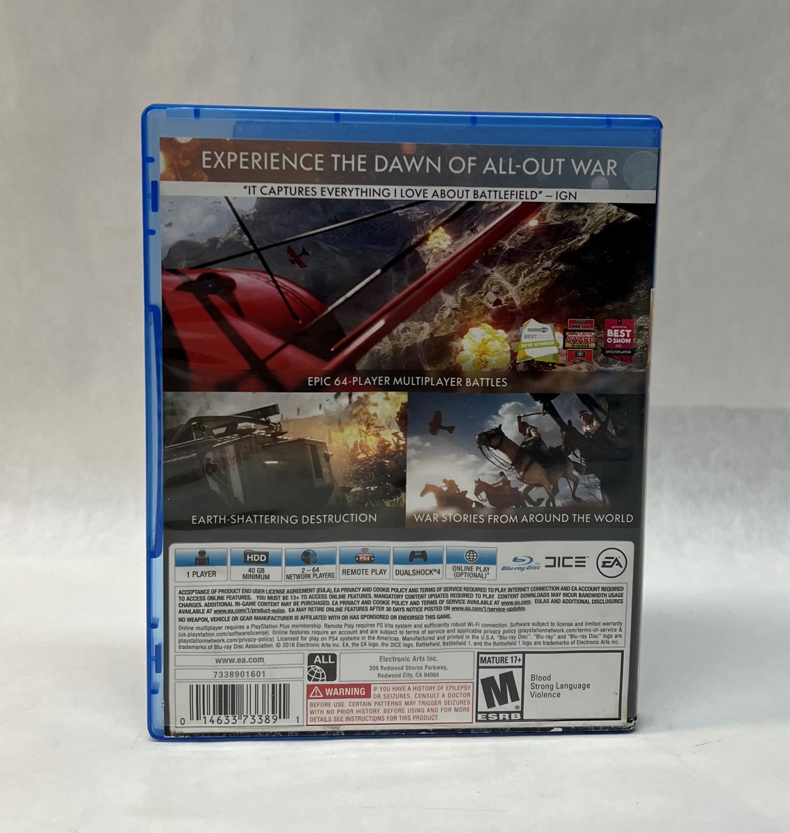 Battlefield 1 For Sony Playstation 4 Good Buya