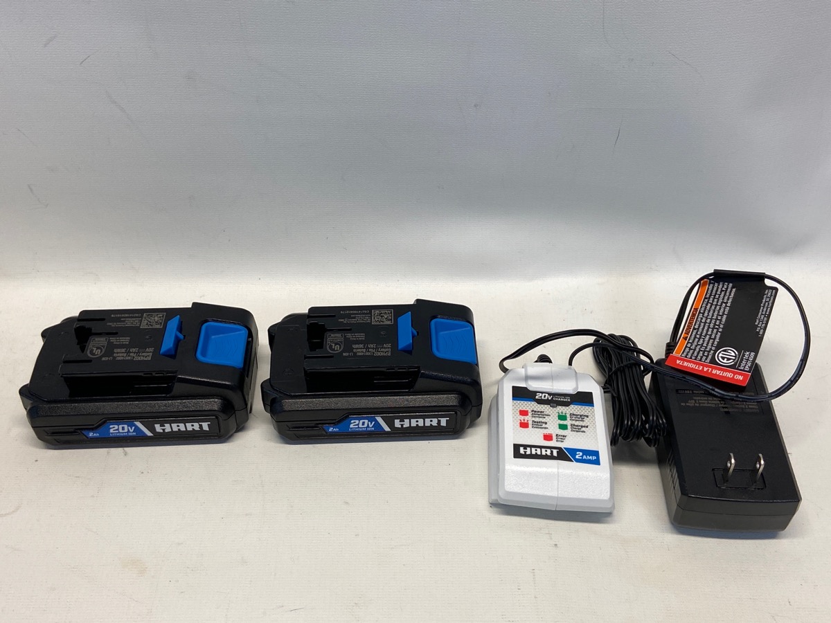 HART 20Volt 3 Tool Combo Kit (2) HART 20Volt 2.0Ah LithiumIon