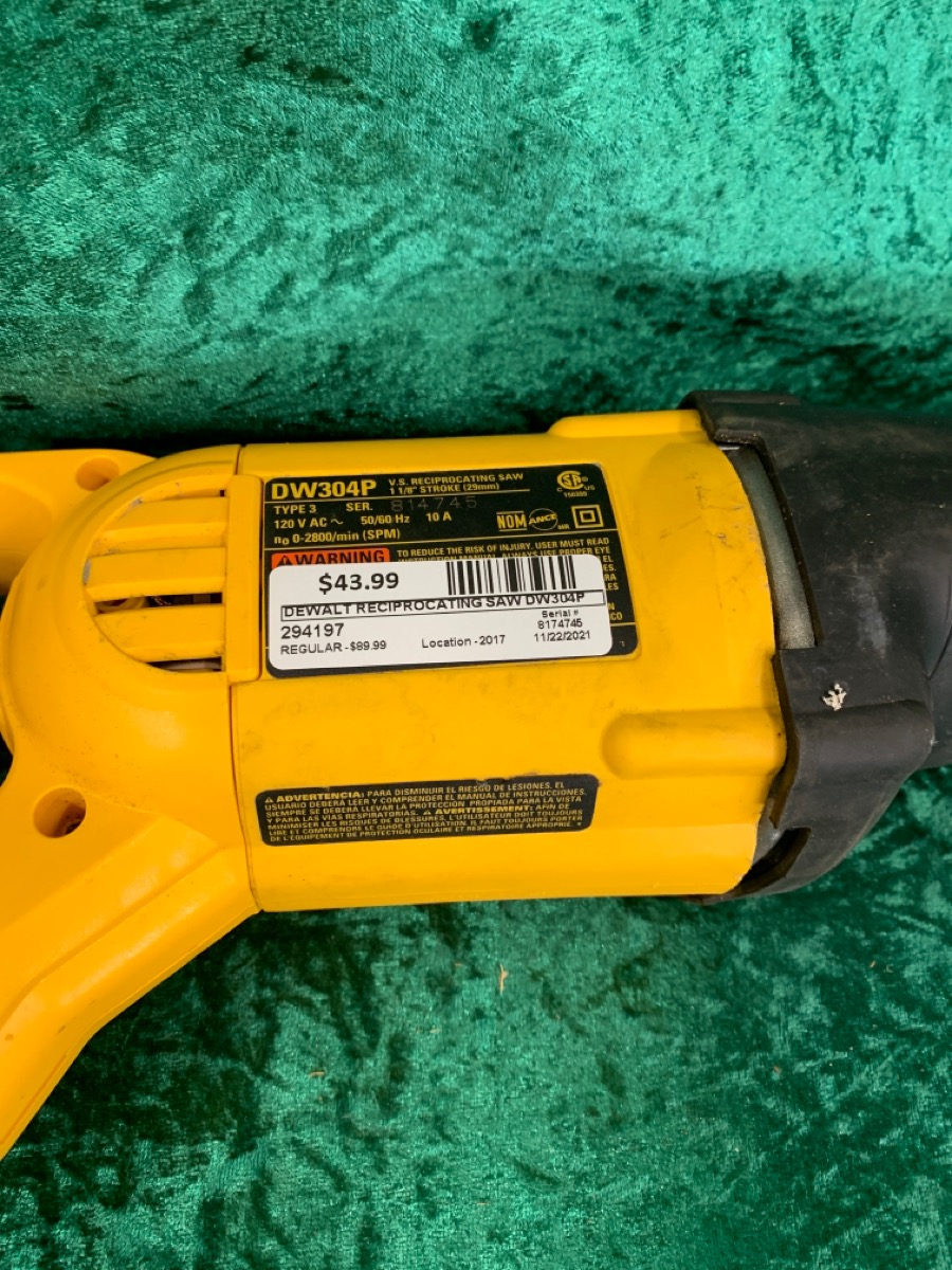 DEWALT DW304P Very Good HFO