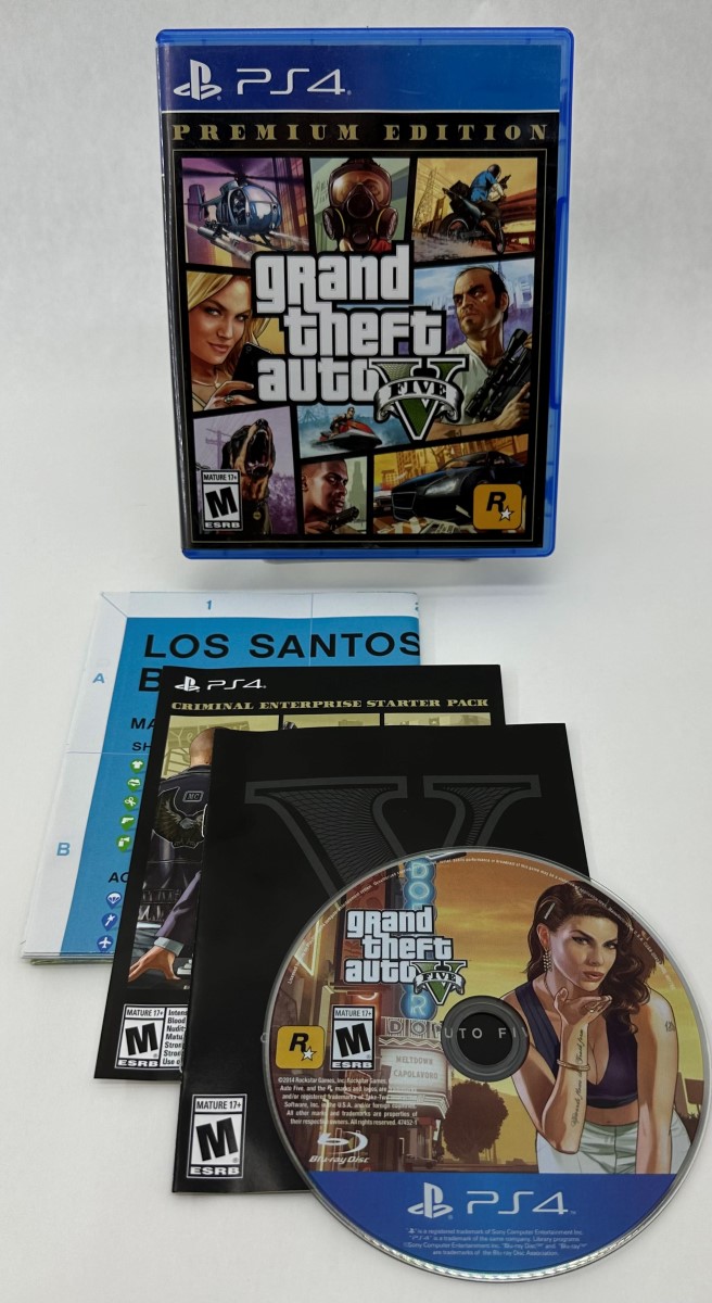 Grand Theft Auto V Premium Edition w/ Working Code for the Sony PS4