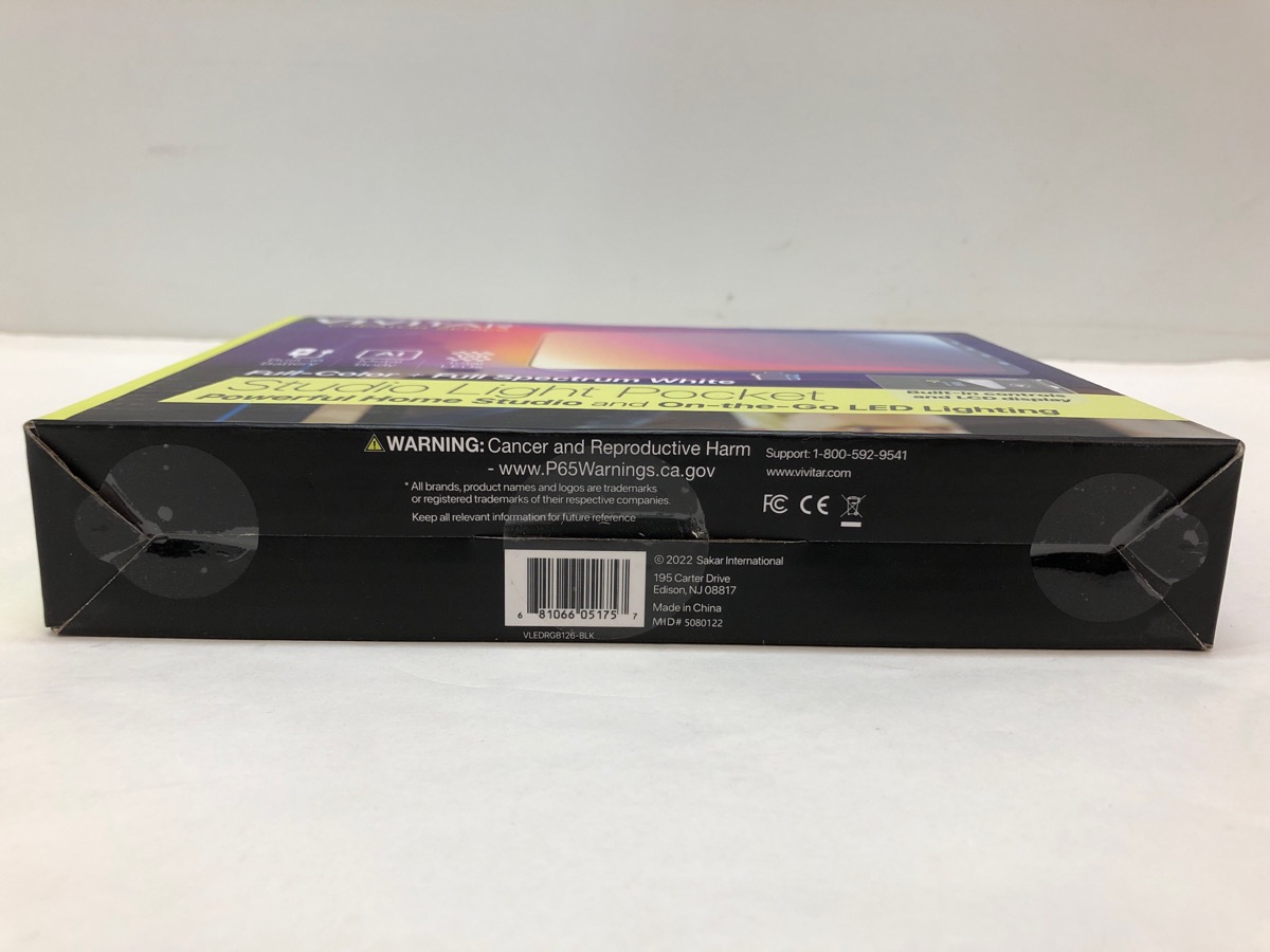 Vivitar Creator Series White Studio Light Pocket NEW OPENED BOX Brand