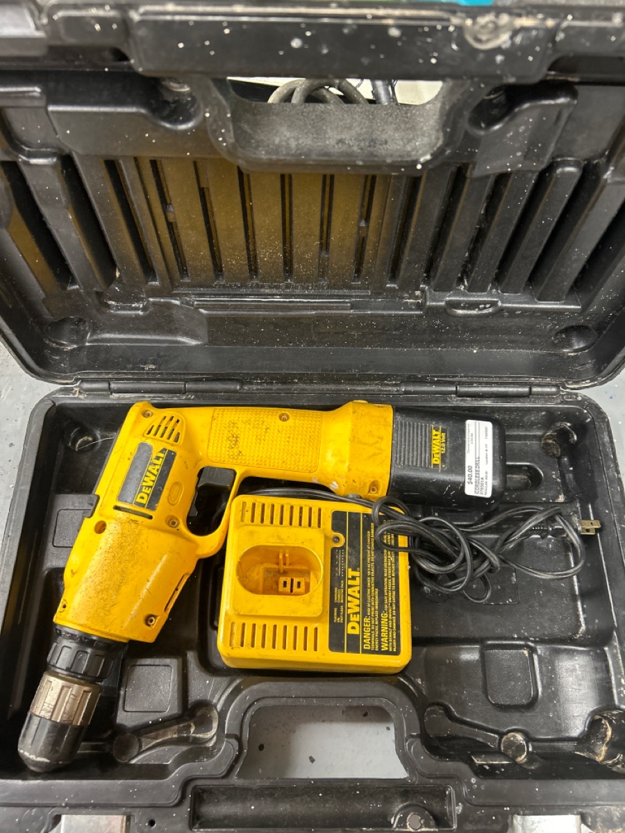 CORDLESS DRILL, CARRY CASE NOT APPLICABLE Brand New HFO