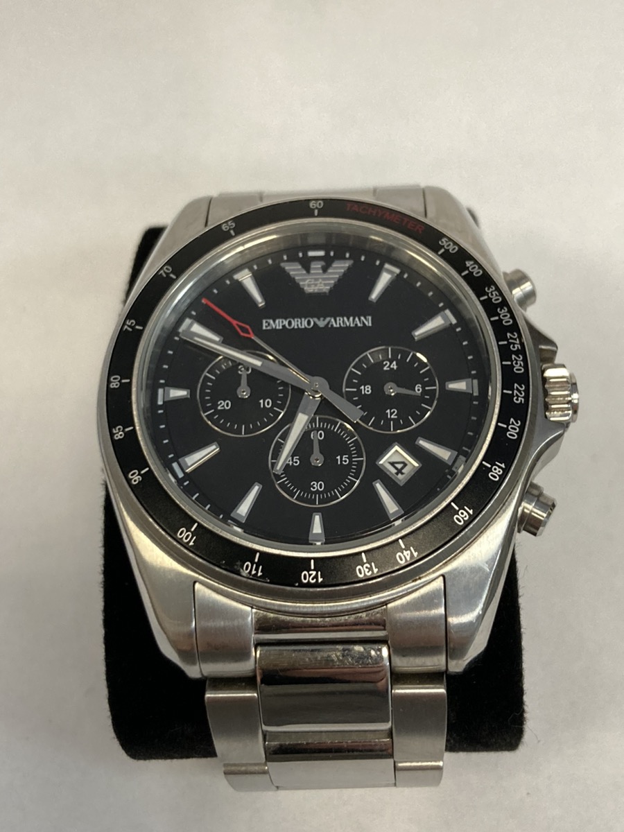 EMPORIO ARMANI Gent's Wristwatch AR-6098 Like New | Buya