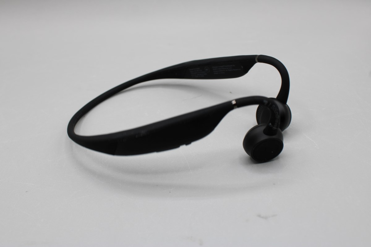 THE SHARPER IMAGE HEADPHONES SOUNDHAVEN BONE CONDUCTION Very Good A