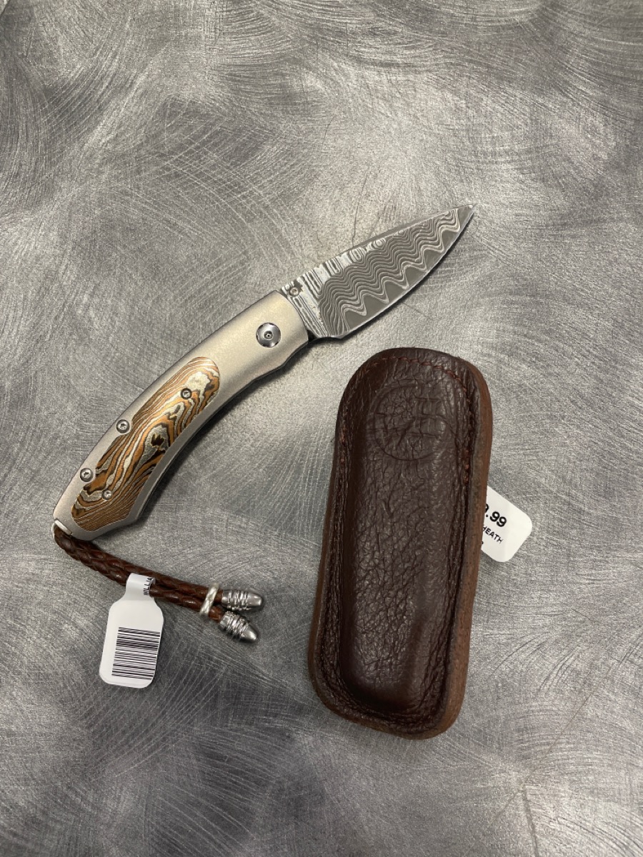 WILLIAM HENRY KESTREL FEISTY POCKET KNIFE WITH SHEATH Very Good | Buya