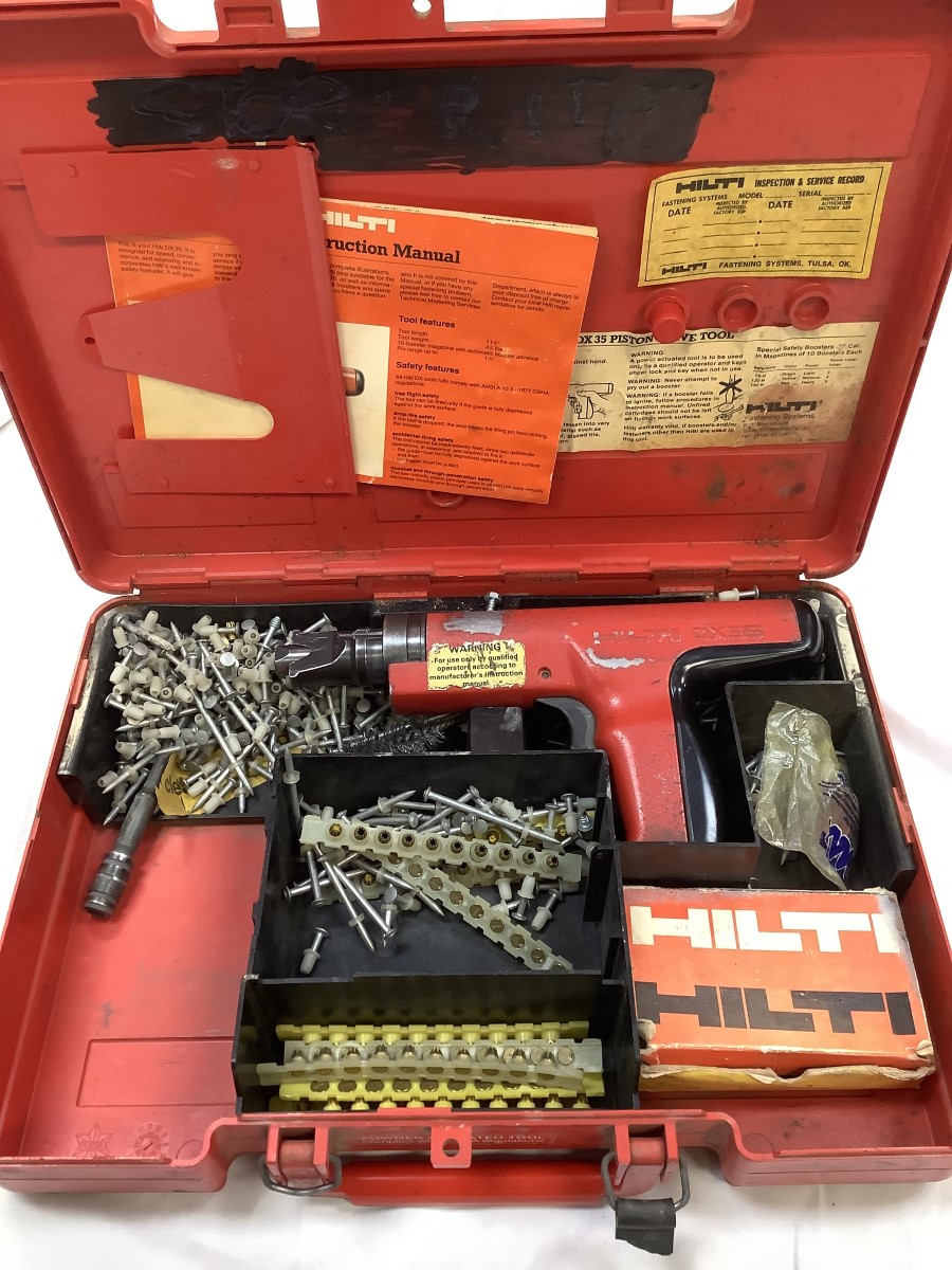 HILTI DX35 powder actuated Concrete Nail Gun With Box Good Buya