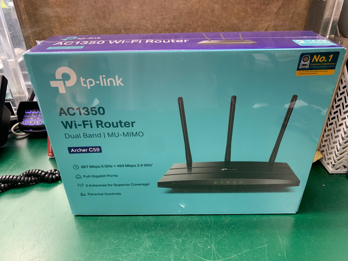 TPLink Archer C59 AC1350 DualBand MuMimo WiFi Router Brand New Buya