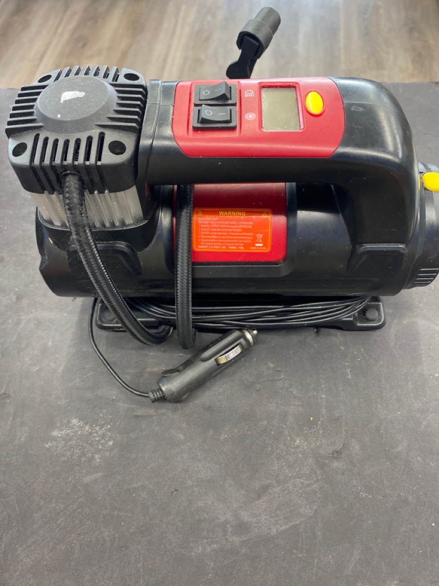 HYPER TOUGH 12V DC HEAVY DUTY TIRE INFLATOR Very Good Buya