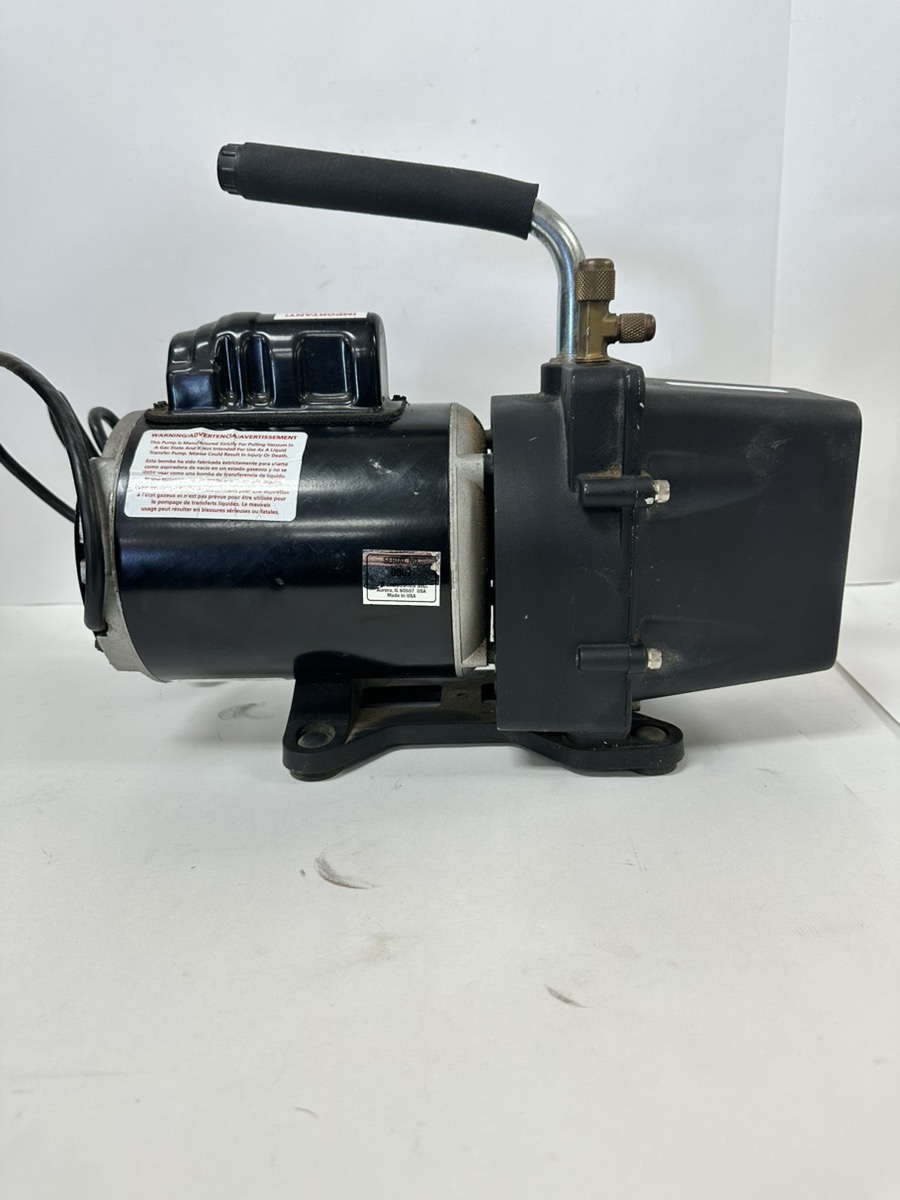 JB industries DV6E Eliminator 6 CFM Phase 1 Emerson Vacuum Pump Very