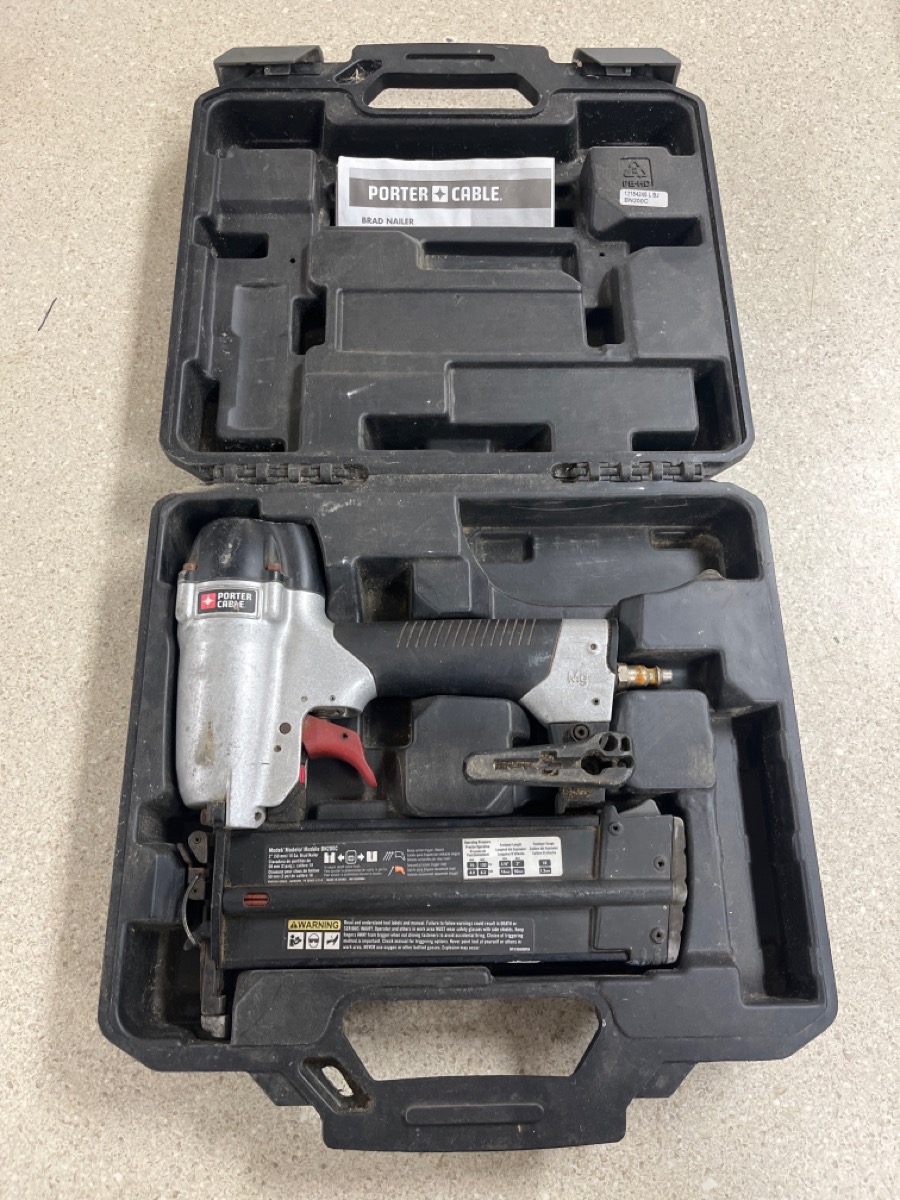 PORTER CABLE BN200C BRAD NAILER KIT Acceptable Buya