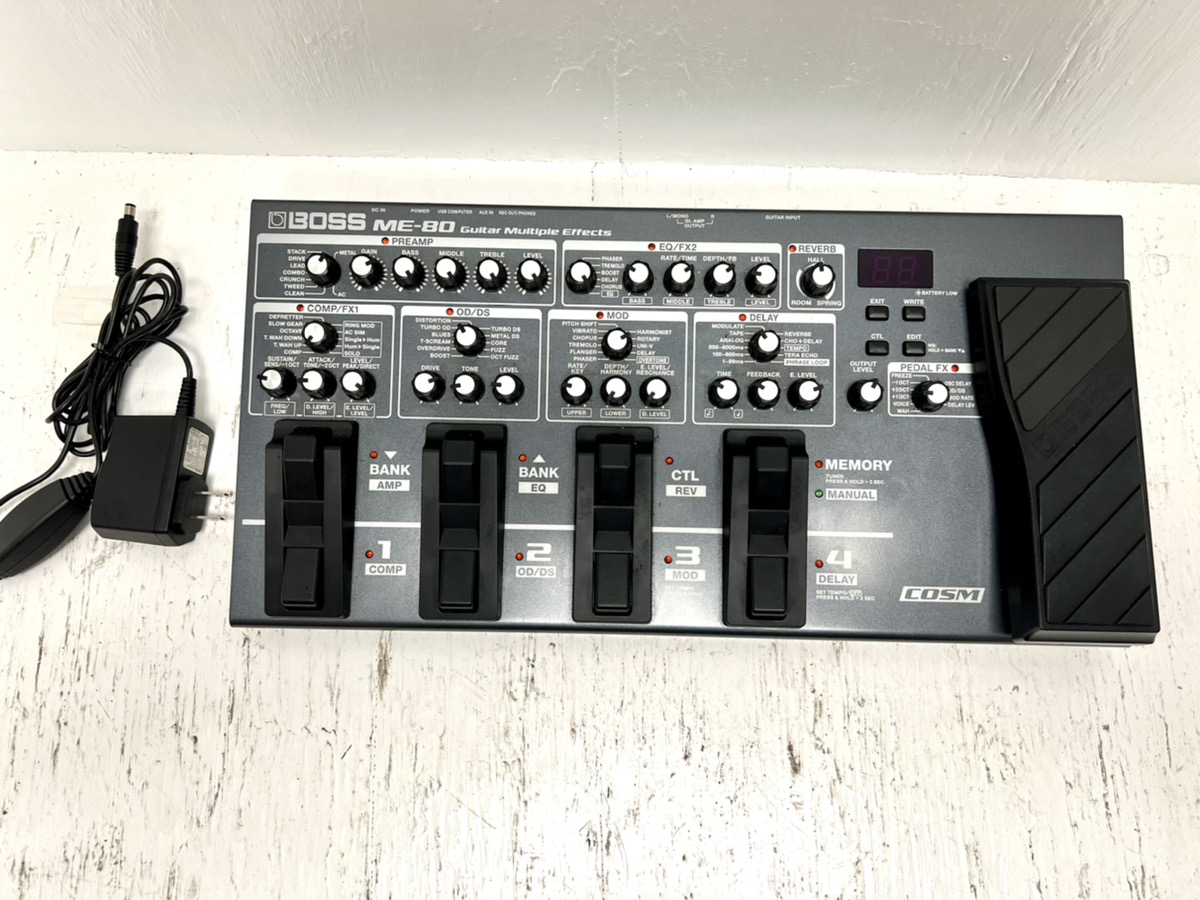 Boss ME80 Guitar Multiple Effects Processor Pedalboard Very Good Buya