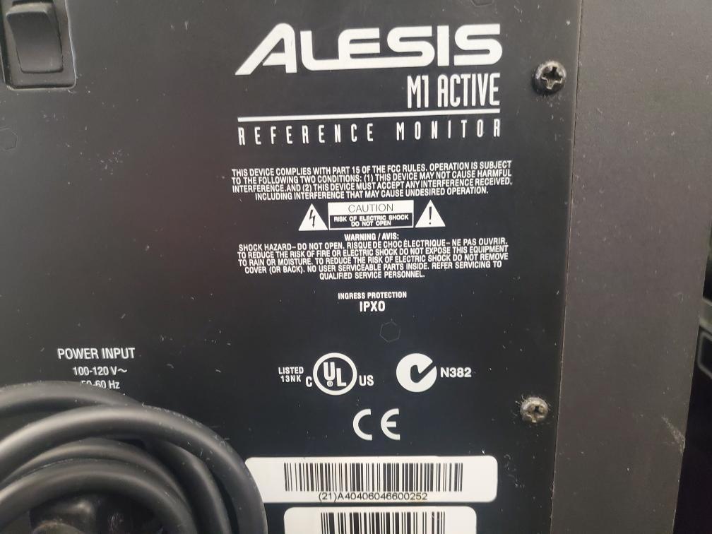 ALESIS MONITOR ONE MK2 300W (2X150W) PASSIVE STUDIO MONITORS(PAIR