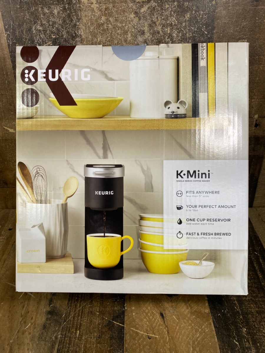 KEURIG KMINI SINGLE SERVE COFFEE MAKER Brand New Buya