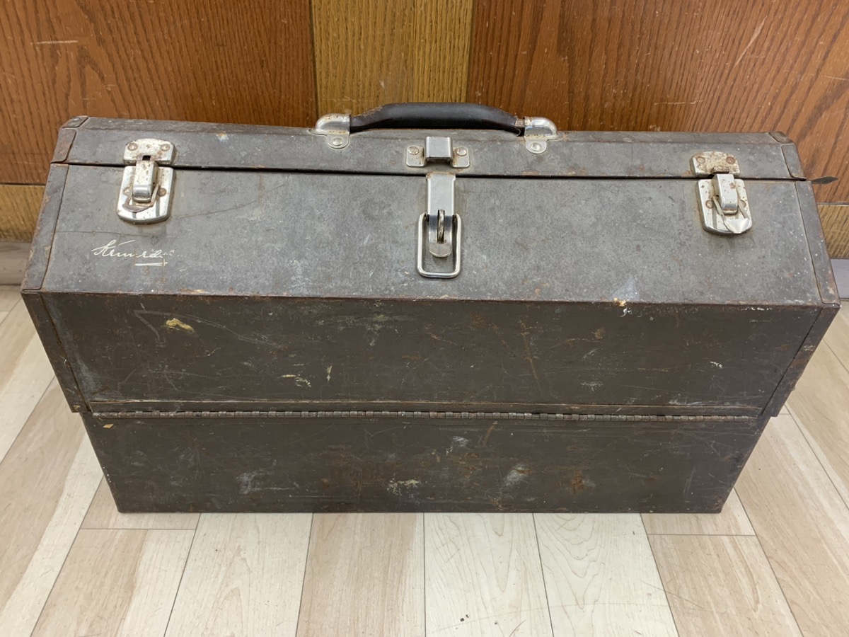 Vintage Kennedy No.1022 Cantilever Style Tool or Hobby Box 22" Restoration Need Acceptable Buya