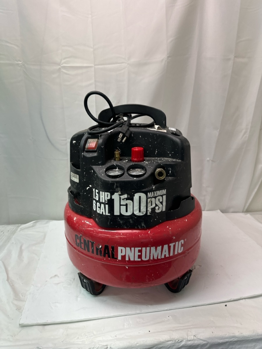 CENTRAL PNEUMATIC 6 GALLON AIR COMPRESSOR Good Uncle Dan