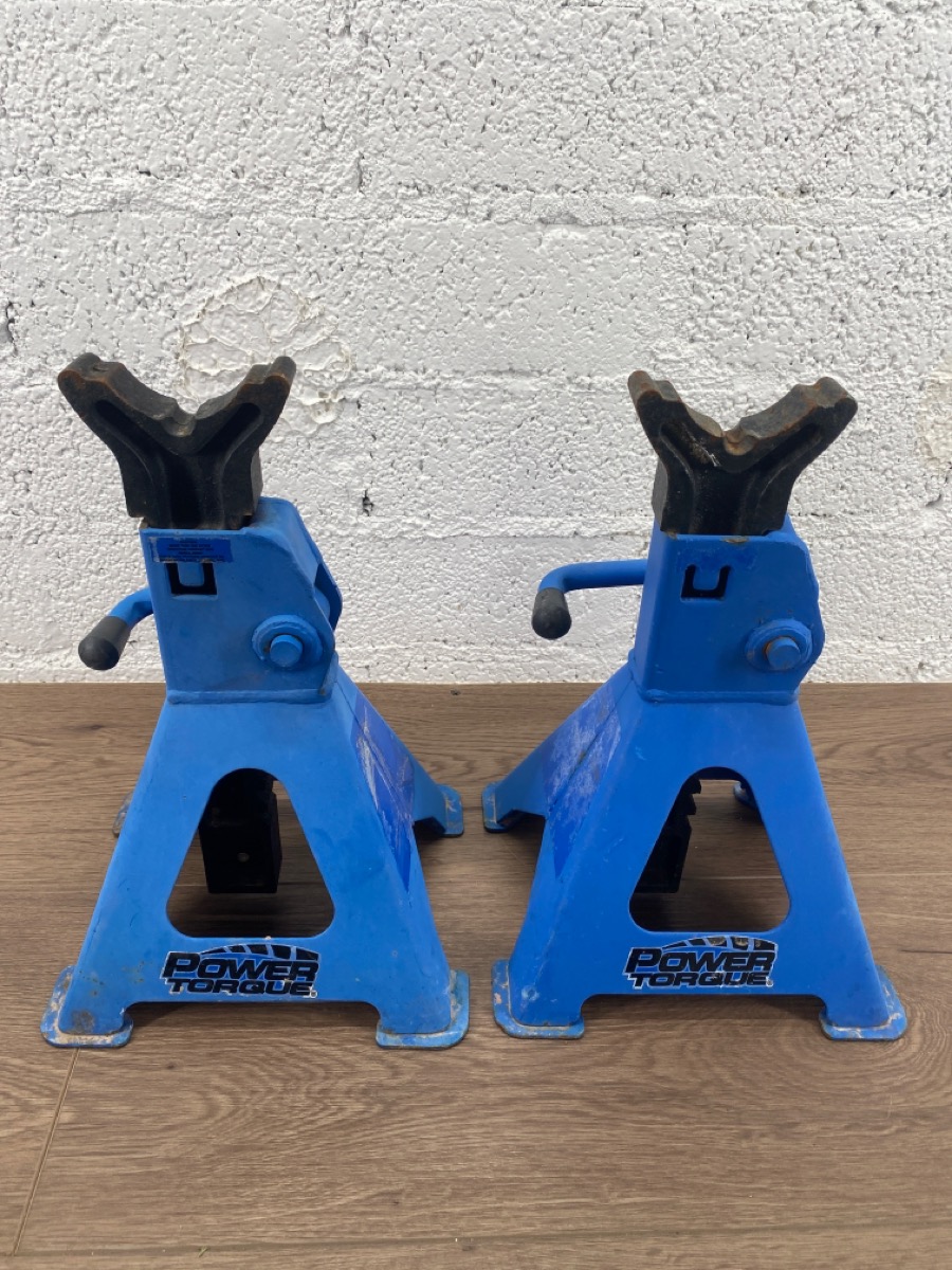 POWER TORQUE 2 TON JACK STANDS (PAIR) Good Buya