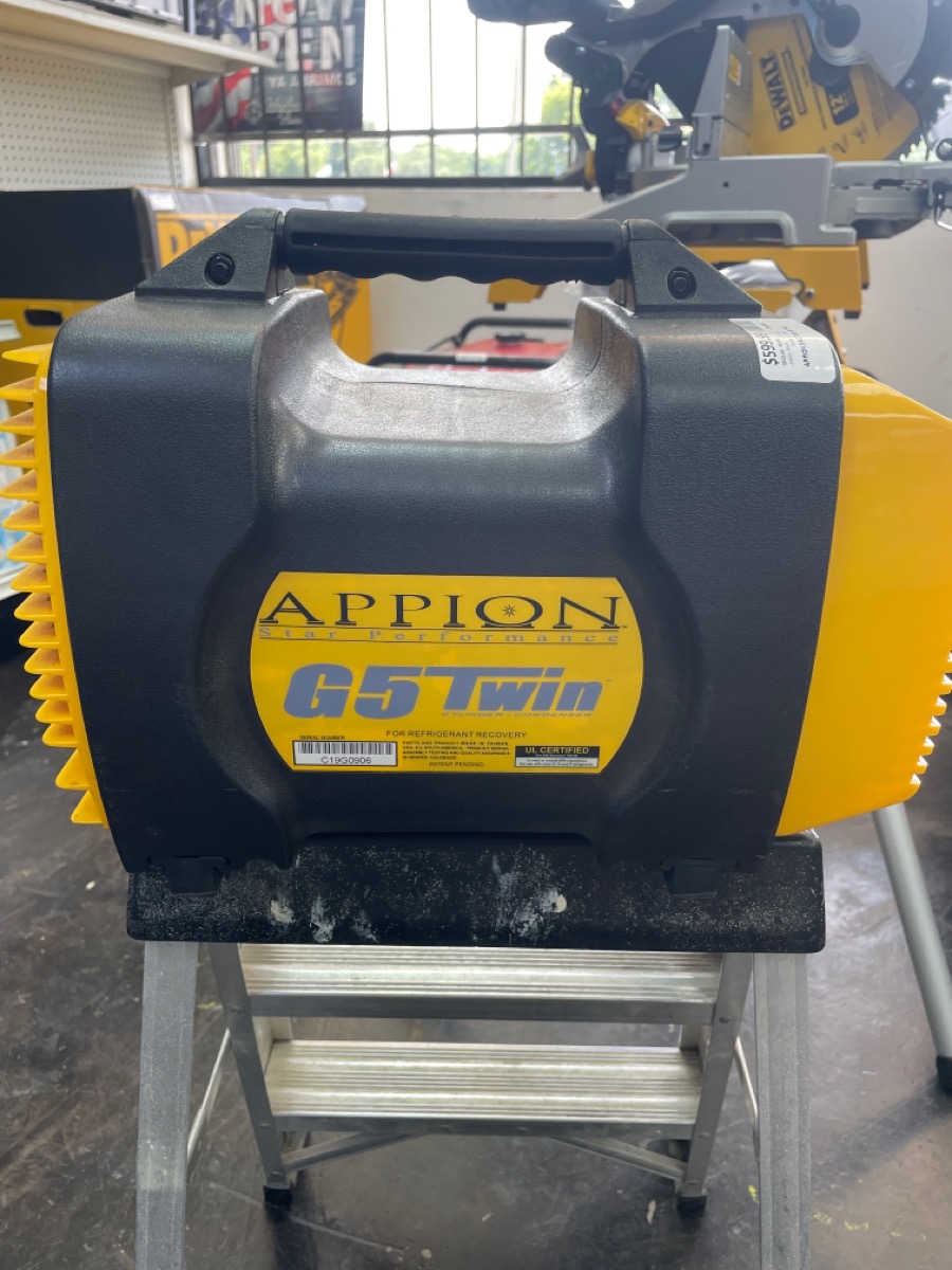 APPION G5 TWIN REFRIGERANT RECOVERY UNIT MACHINE HVAC Like New Buya