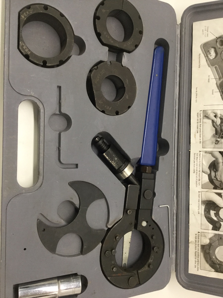ZURN PEX QUICKCLAMP CRIMPER Very Good Buya zurn-pex-quickclamp-crimper-very-good-buya