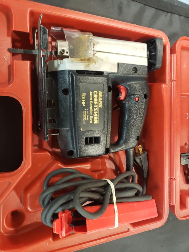 VINTAGE SEARS CRAFTSMAN MODEL 315.172110 1/3HP AUTO SCROLLER SAW WITH ...