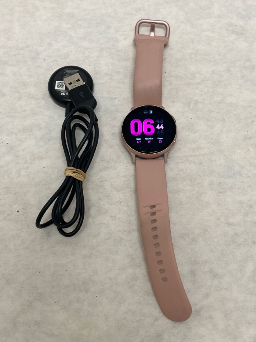 Samsung Galaxy Watch Active 2 SMR835 40mm, ROSE, WITH CHARGER Very