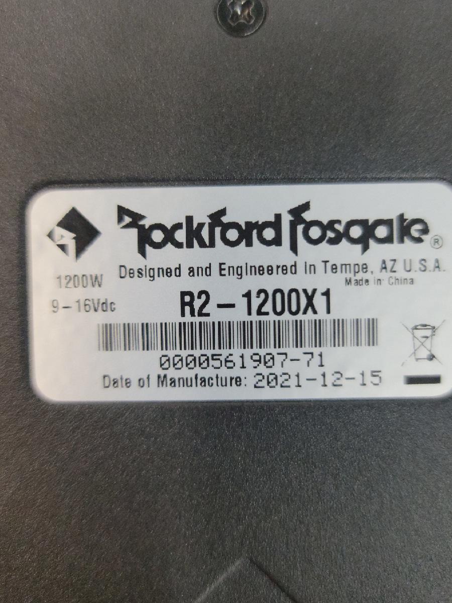 ROCKFORD FOSGATE PRIME R21200X1 1200W CAR AMP Very Good Buya