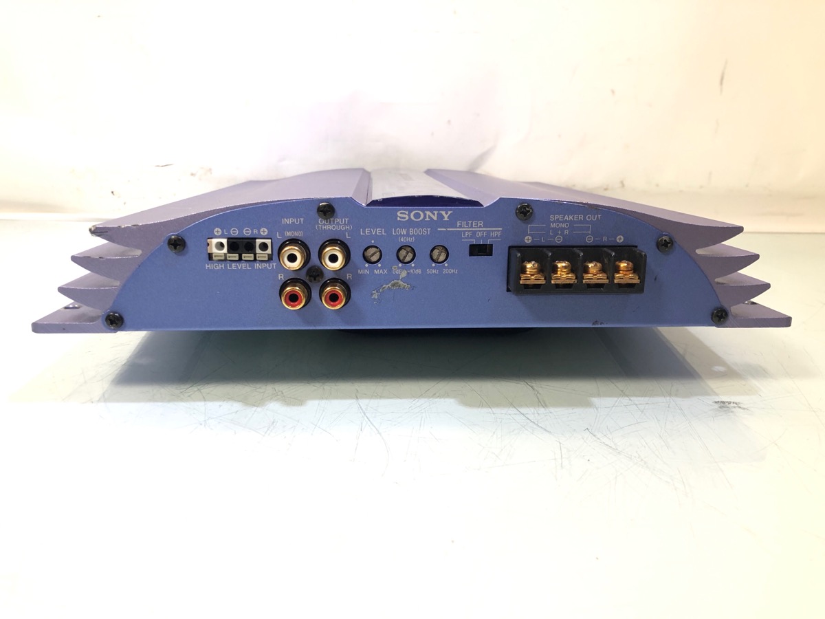 SONY XM1002HX 2/1 CHANNEL POWER OLD SCHOOL CAR AMPLIFIER Good Buya