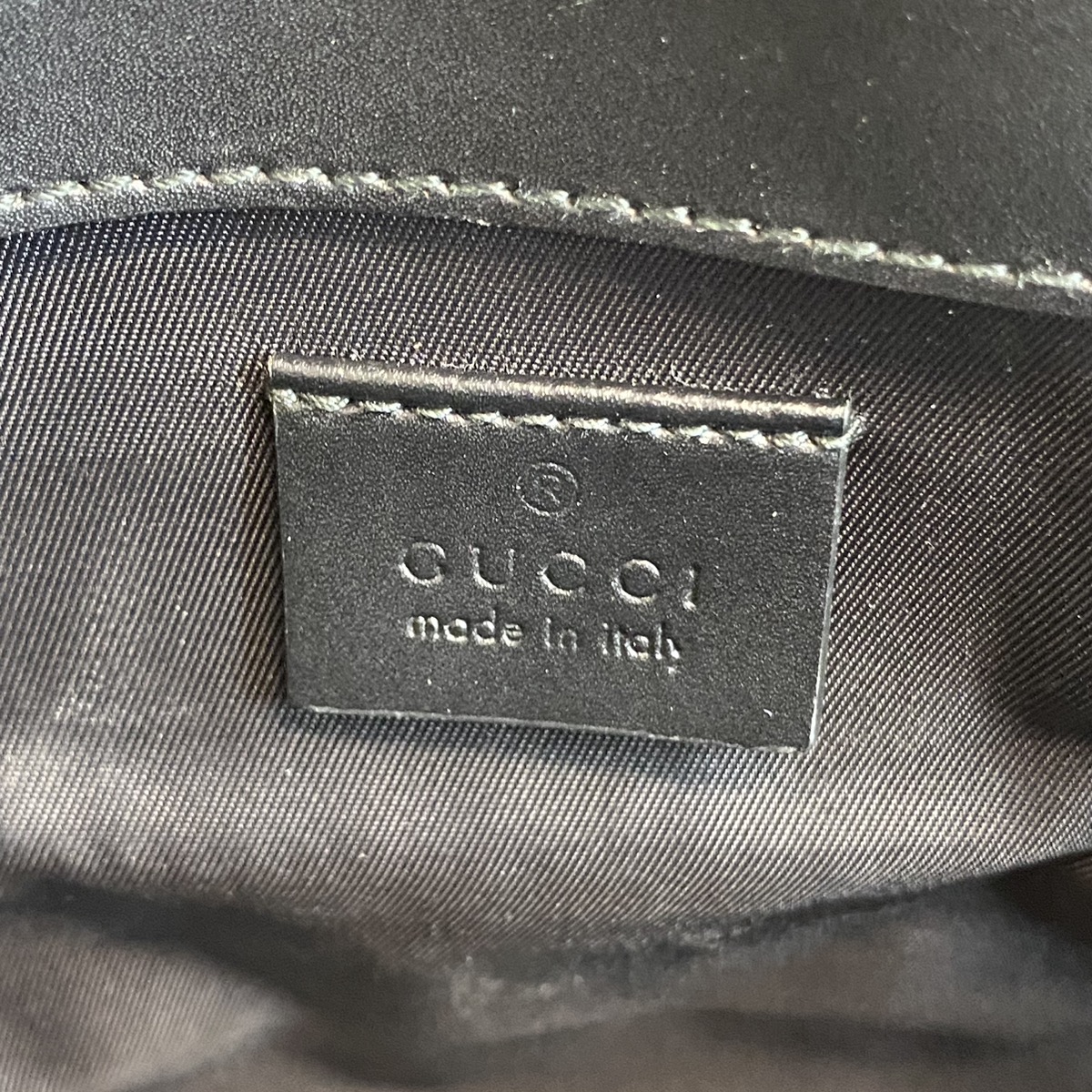 Gucci Supreme Diaper Bag in Black Canvas 495909 Good | Buya