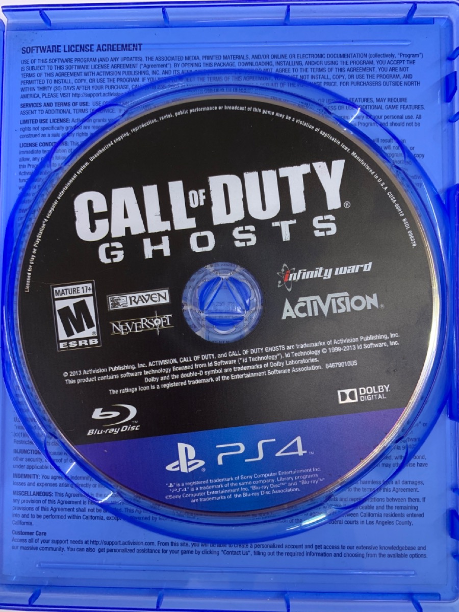 SONY CALL OF DUTY GHOSTS - PS4 Very Good | Buya