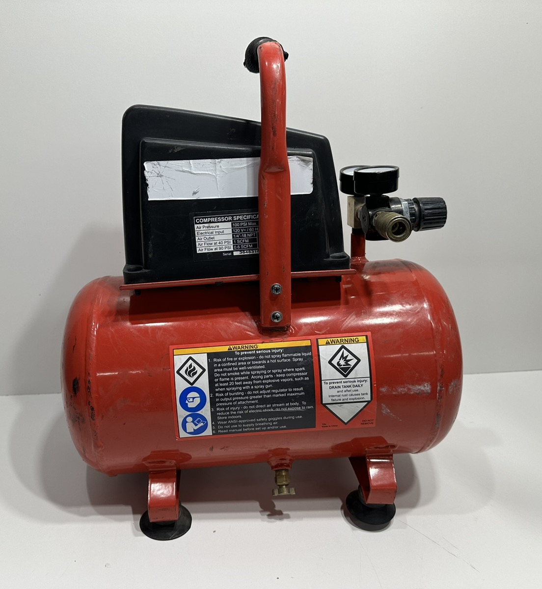 CENTRAL PNEUMATIC 3 GALLON AIR COMPRESSOR Brand New Pawn 1 Spokane WA