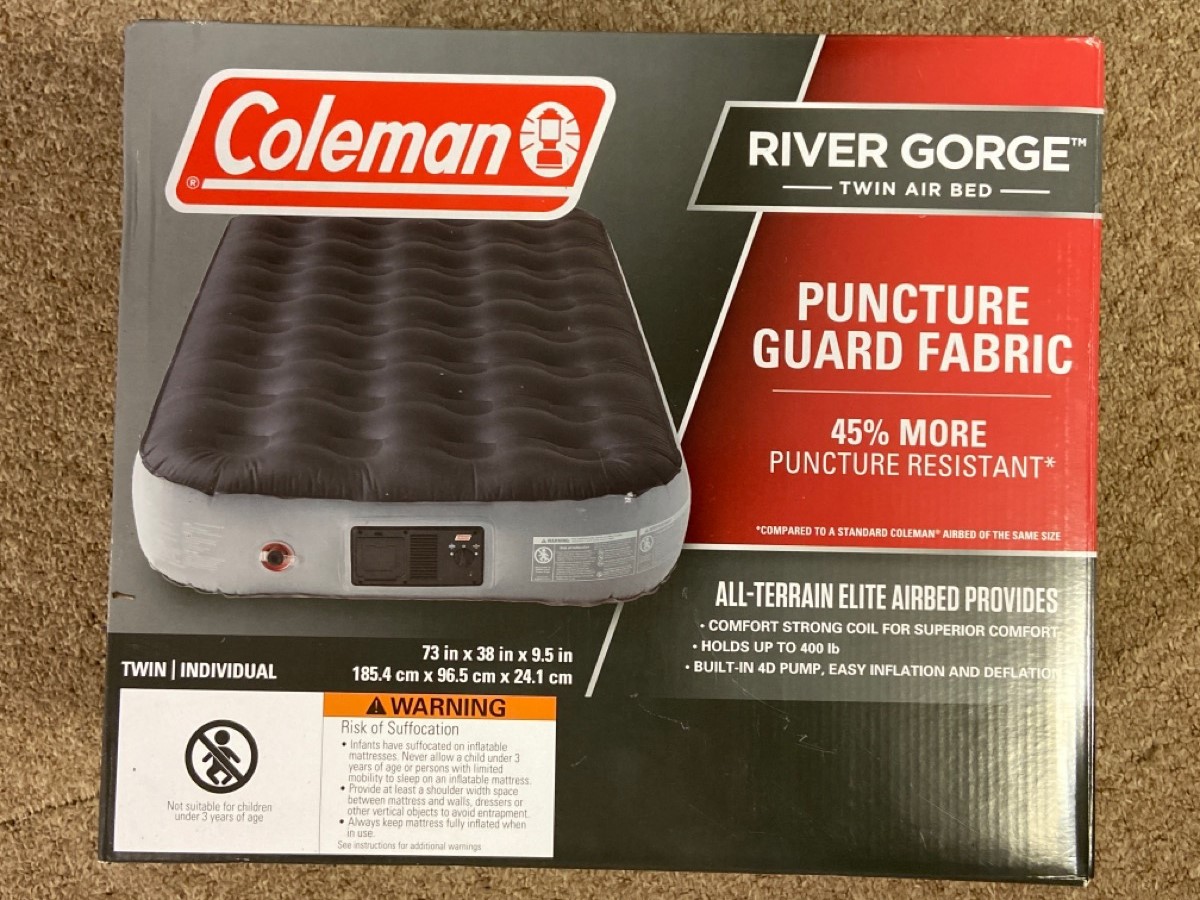 Coleman River AllTerrain Twin Air Mattress Brand New Buya