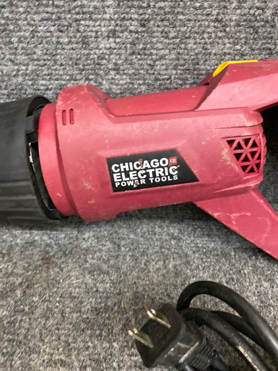 CHICAGO ELECTRIC RECIPROCATING SAW 61884 Good Buya