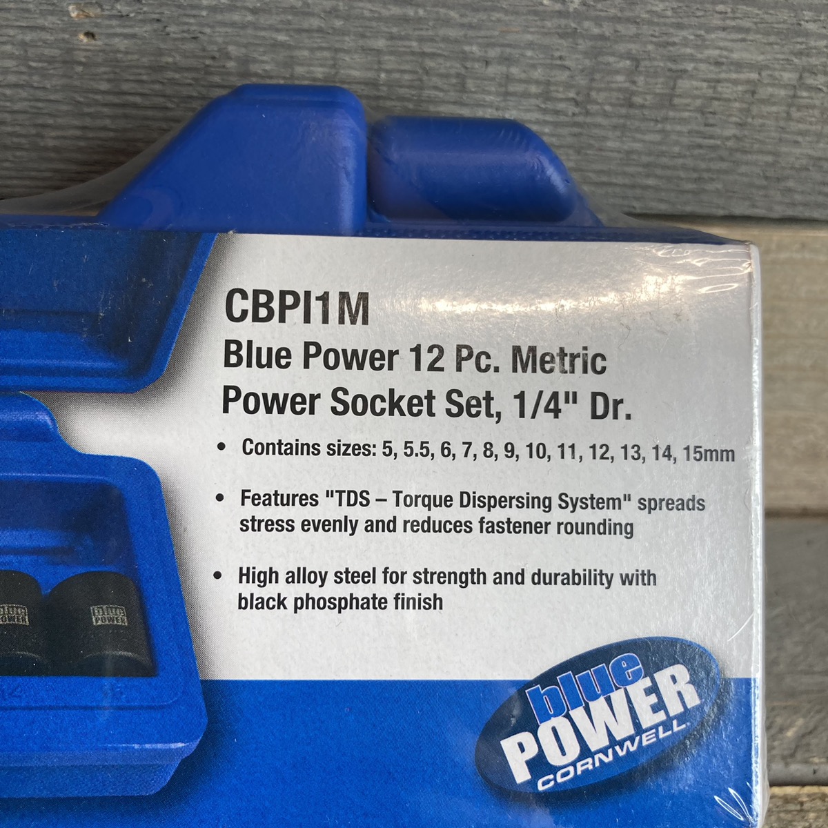Cornwell Tools Blue Power 12Piece 1/4" Socket Set CBPI1M Brand New Buya