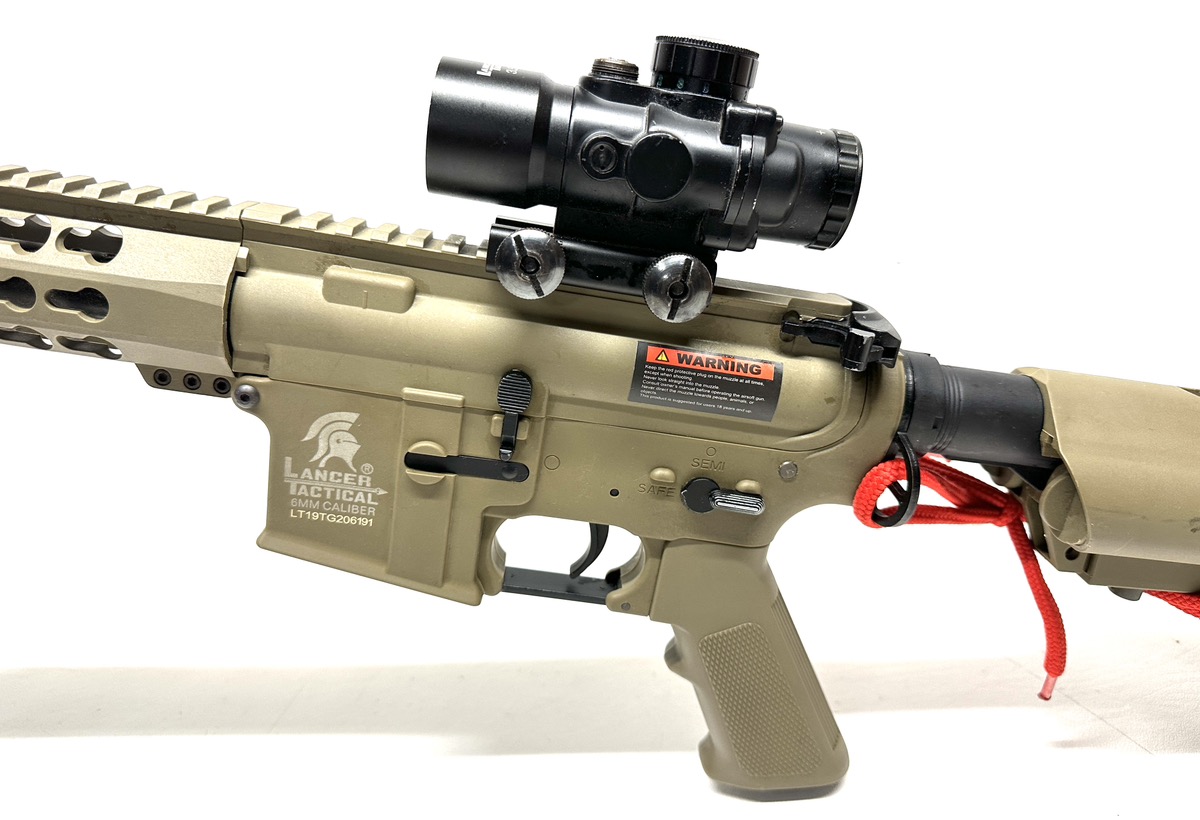LANCER TACTICAL GEN 2 LT19 M4 AIRSOFT AEG RIFLE W/ EXTRAS! For parts or not working Central