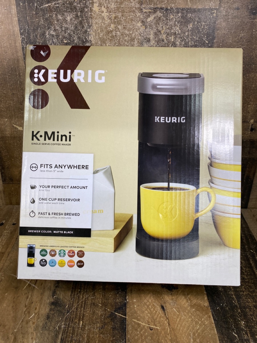 KEURIG KMINI SINGLE SERVE COFFEE MAKER Brand New Buya