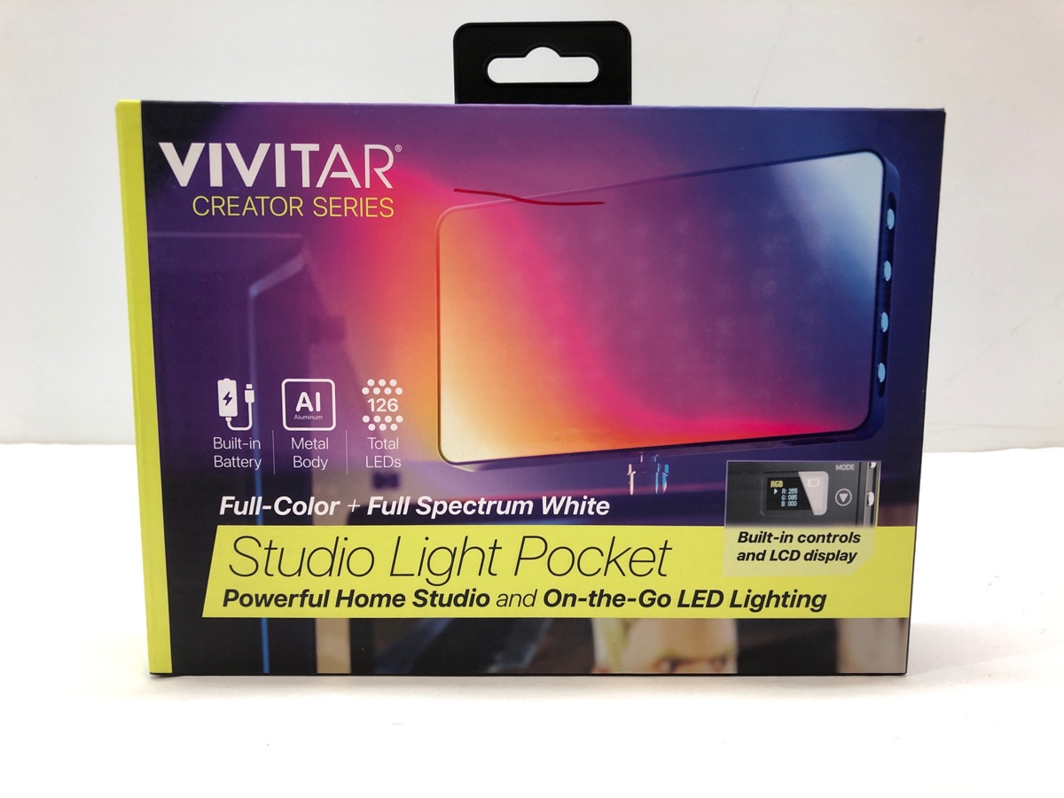 Vivitar Creator Series White Studio Light Pocket NEW OPENED BOX Brand