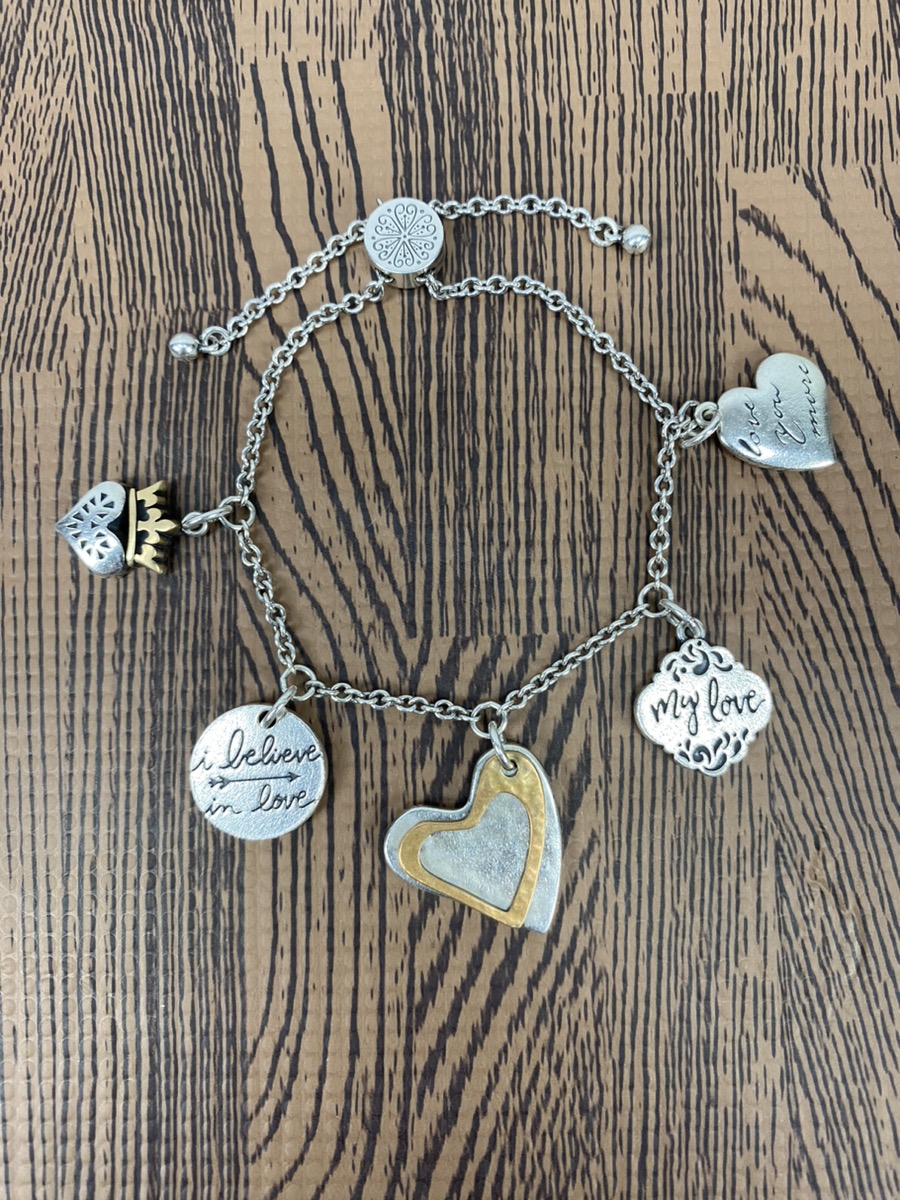 JAMES AVERY ADJUSTABLE BRACELET WITH 5 AVERY 925 CHARMS, Queen of My ...