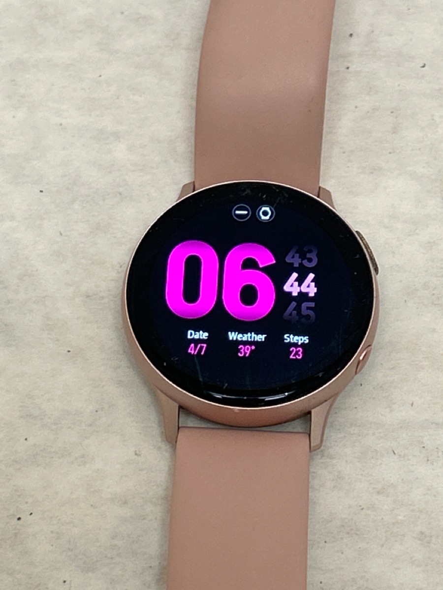 Samsung Galaxy Watch Active 2 SMR835 40mm, ROSE, WITH CHARGER Very
