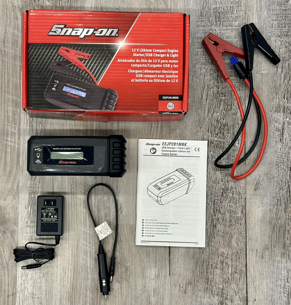 Snap On Eejp201mbk 12v Compact Engine Starterusb Chargerlight Brand New Buya 8889