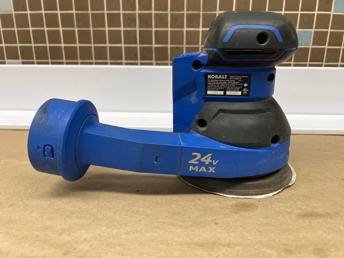 Kobalt 24v MAX Brushless Random Orbit Sander 5" (KOS2450B03) TOOL ONLY