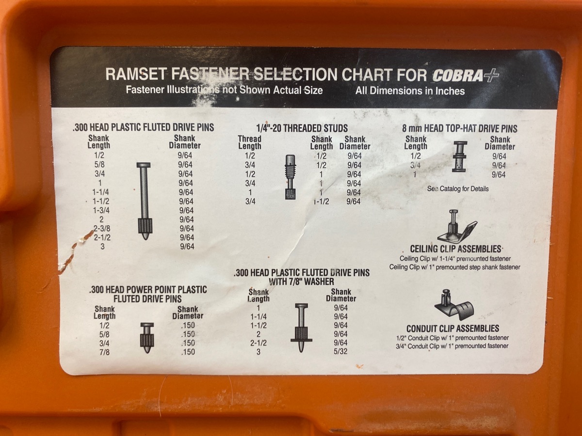 RAMSET COBRA PLUS RAMSET TOOL Very Good Capitol City Pawn & Jewelry