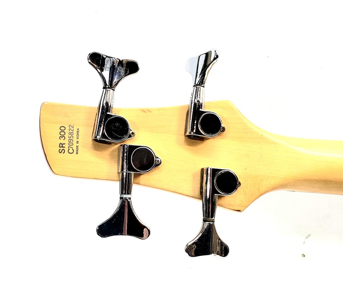 IBANEZ BASS GUITAR SR300 BLUE 4 STRING AS IS NO RETURNS For parts or