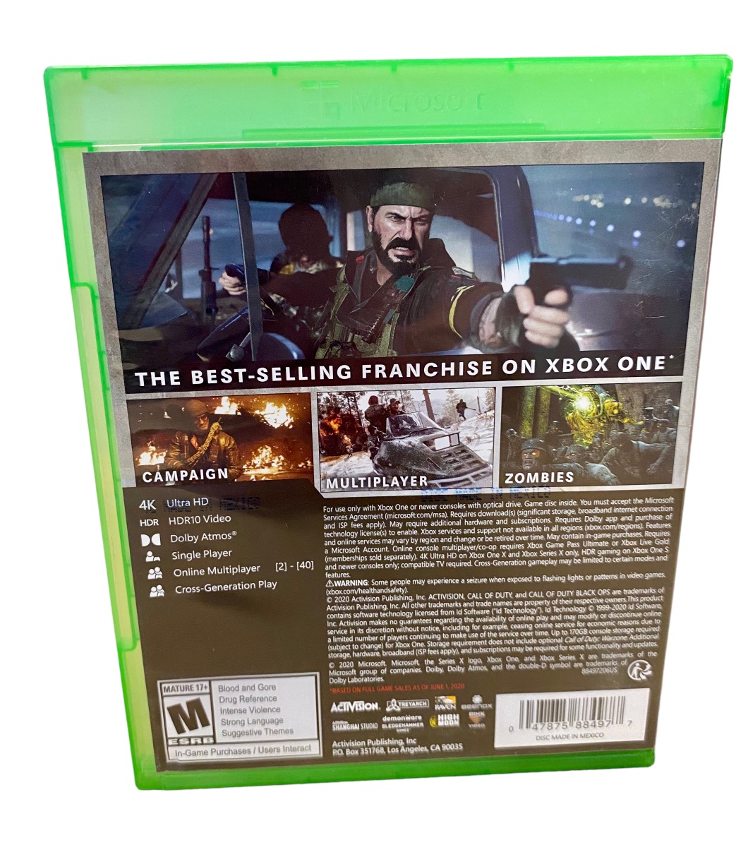 MICROSOFT CALL OF DUTY BLACK OPS COLD WAR XBOX SERIES X GAME Good Buya