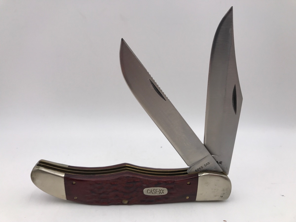 CASE KNIFE 6265 SS FOLDING HUNTER KNIFE w/CASE (muls) Very Good Buya