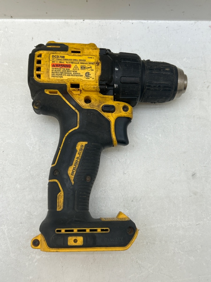 DEWALT DCD708 1/2” Brushless Drill Driver ATOMIC 20V Max LiIon TOOL