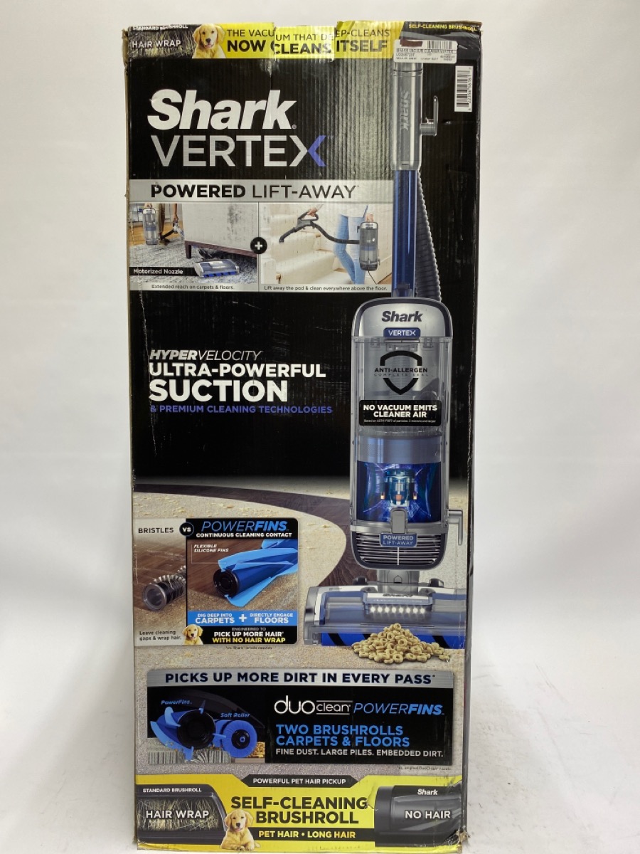 SHARK VERTEX POWERED LIFTAWAY HYPERVELOCITY UPRIGHT VACUUM AZ2000