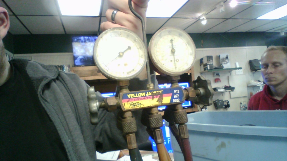 YELLOW JACKET AC GAUGE Very Good HFO