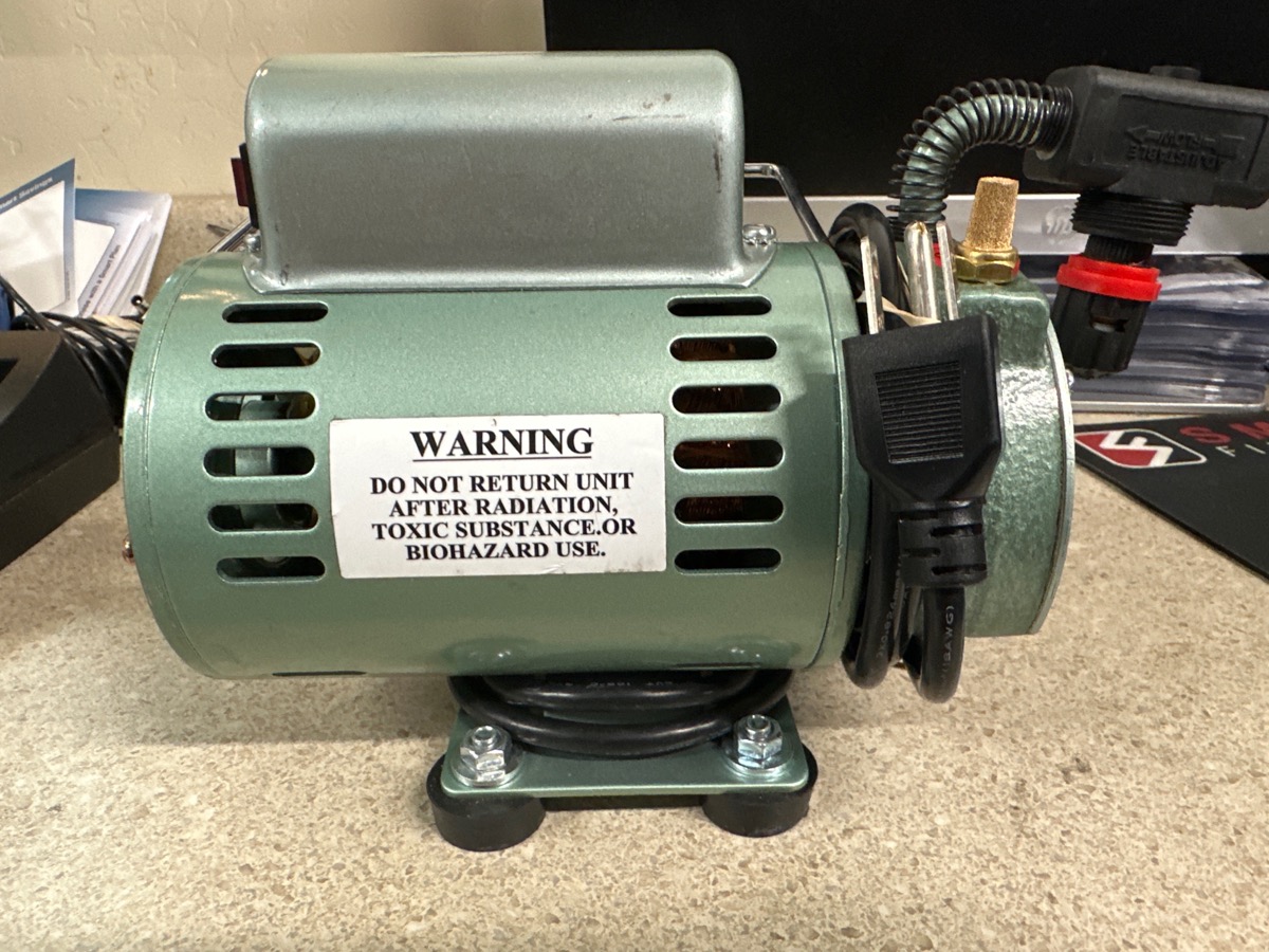 Allegro Industries Rotary Vane Sampling Pump 980188 Series 3500RPM 1.6A Good Buya