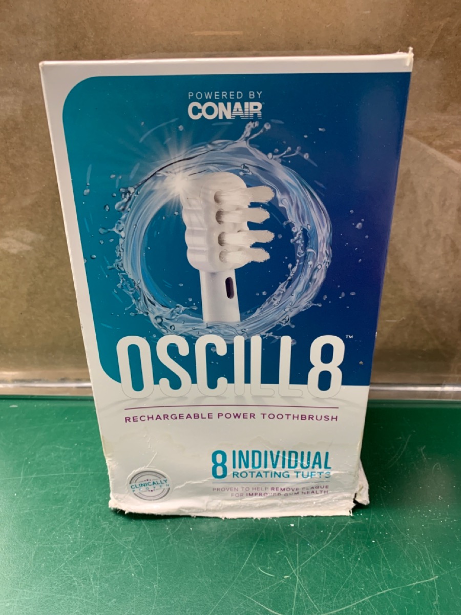 Conair OSCILL8 Rechargeable Power Toothbrush Brand New Buya
